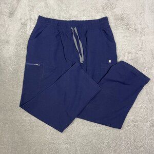 Figs‎ Blue Pants XXL Healthcare Drawstrings Scrubs Workwear Medical